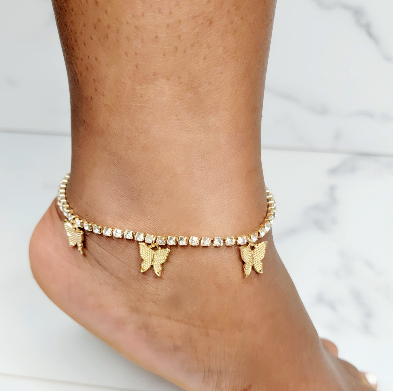 Tripple Butterfy Anklet