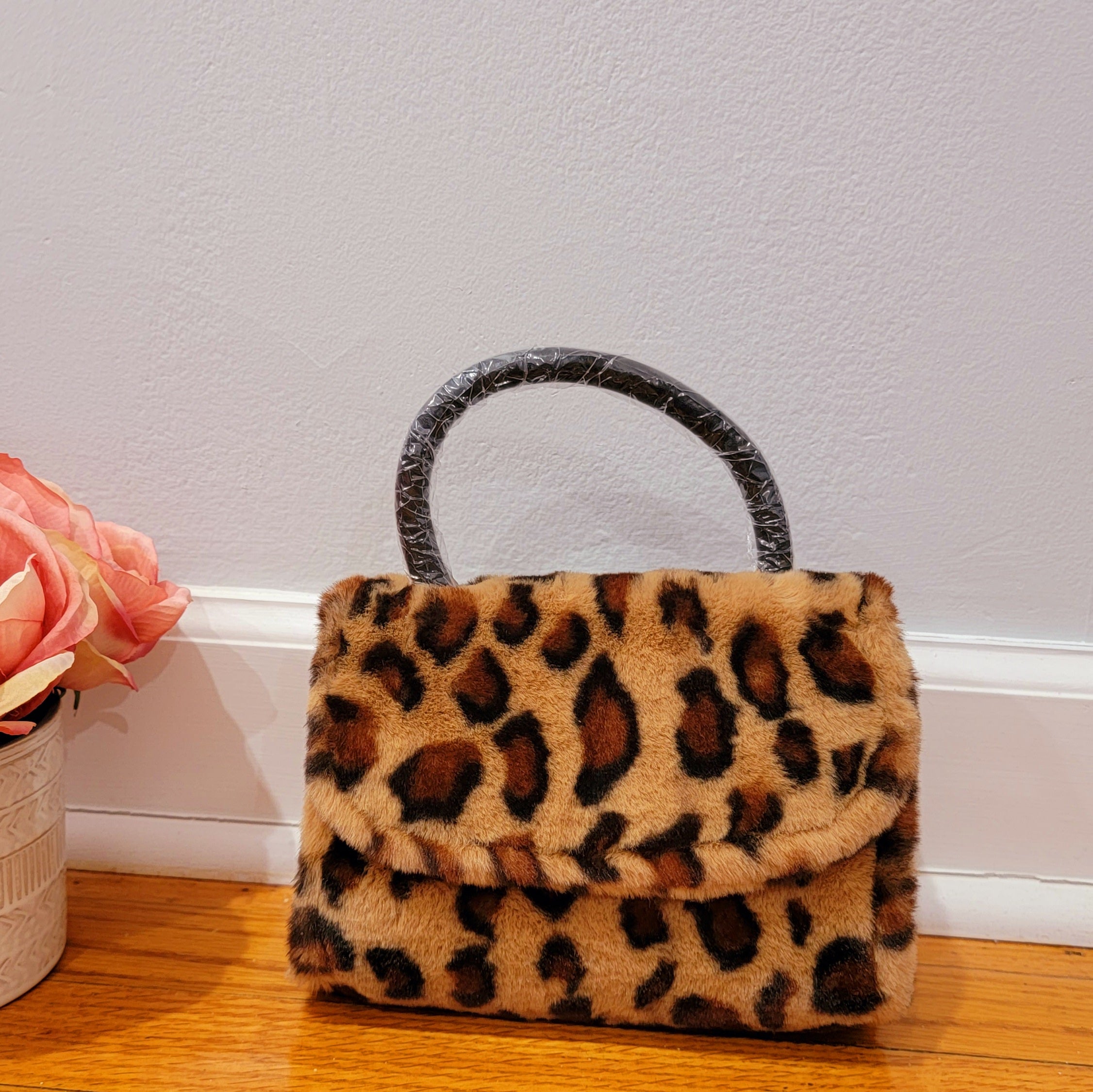 Leopard fuzzy online bag