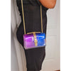 PVC Transparent Bag- Purple+Blue