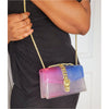 PVC Transparent Handbag- Pink+Blue